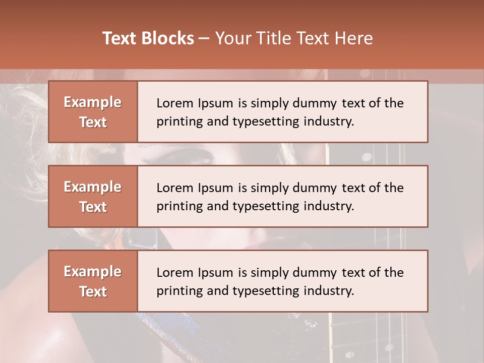 Rocker Girl PowerPoint Template