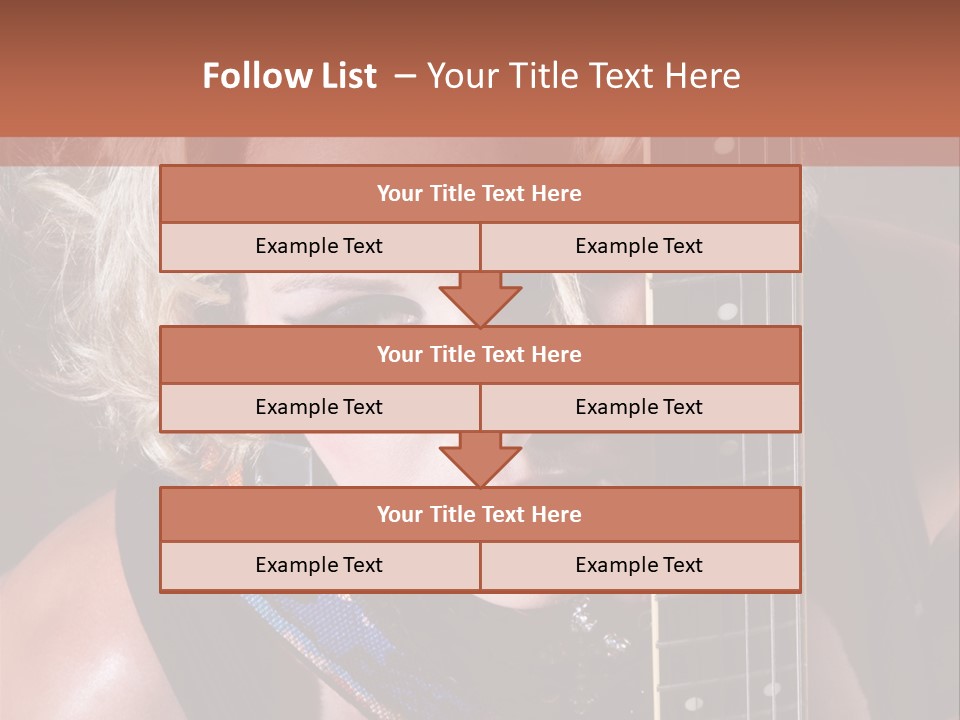 Rocker Girl PowerPoint Template