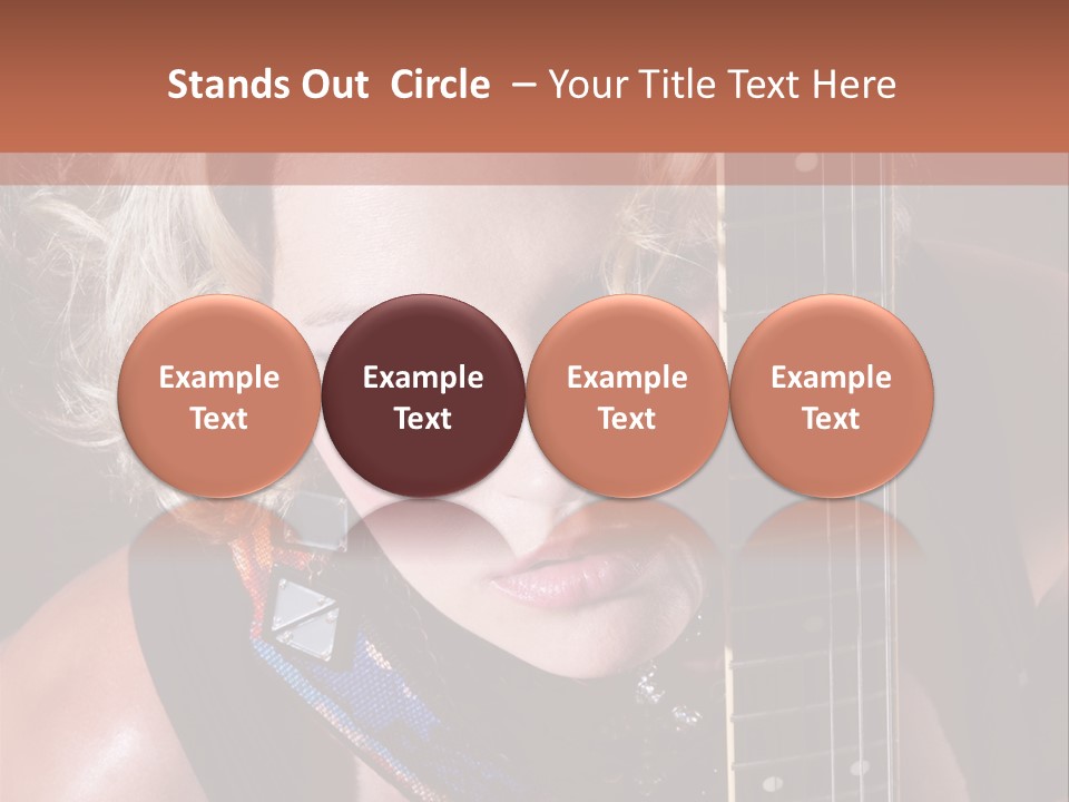 Rocker Girl PowerPoint Template