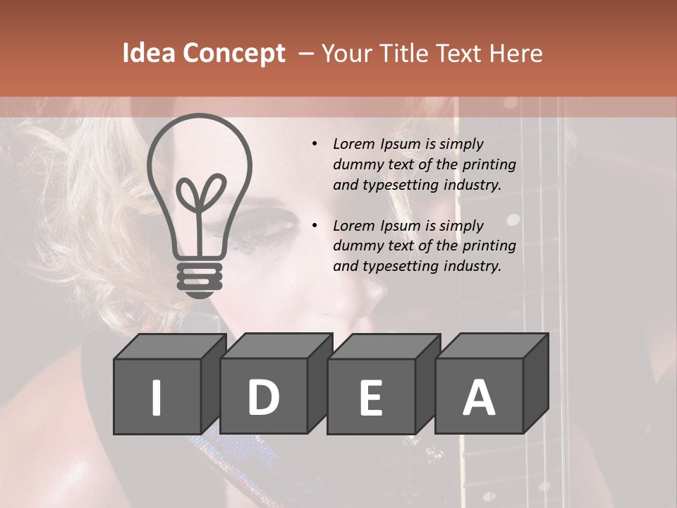 Rocker Girl PowerPoint Template