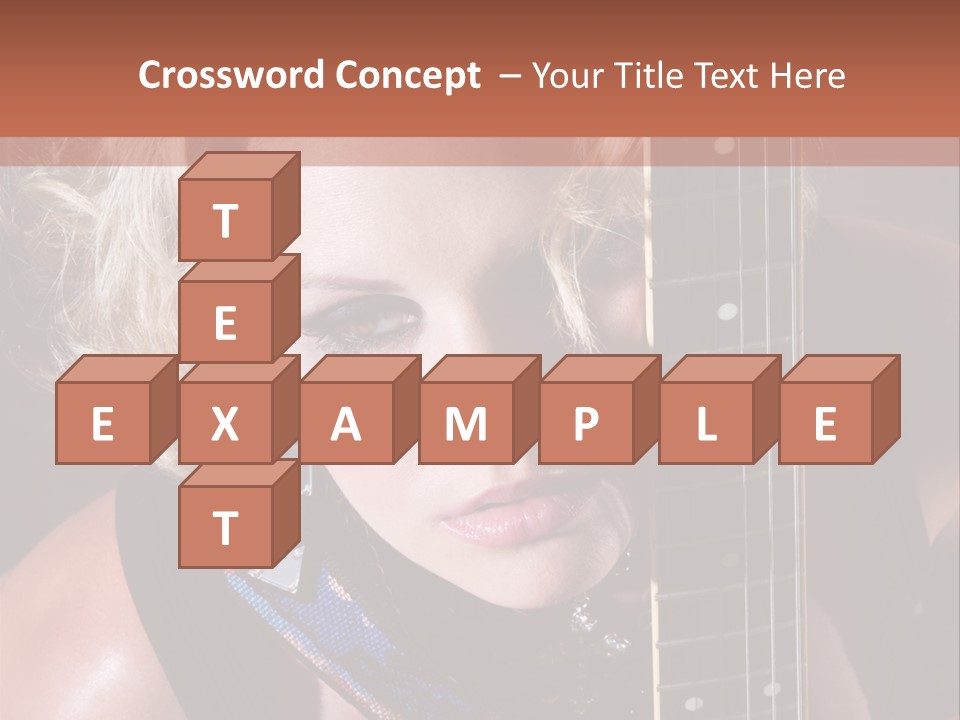 Rocker Girl PowerPoint Template