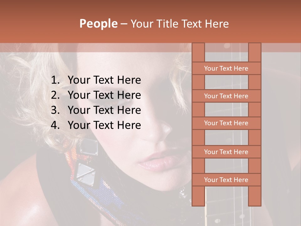 Rocker Girl PowerPoint Template