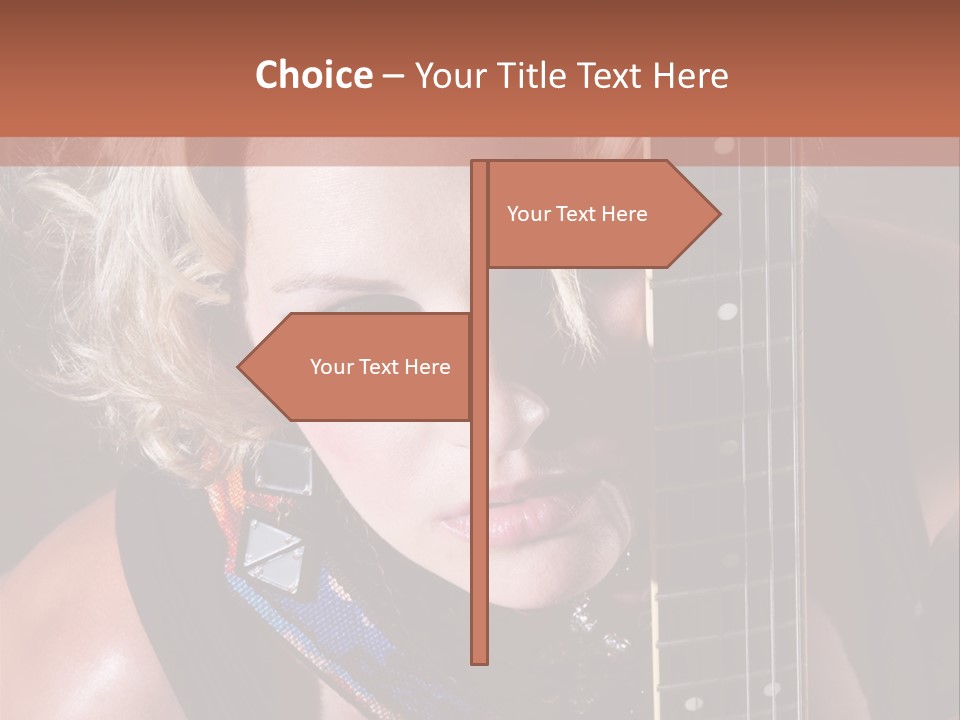 Rocker Girl PowerPoint Template