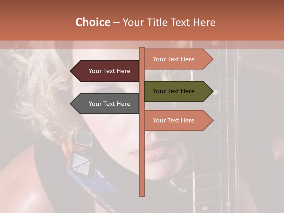 Rocker Girl PowerPoint Template