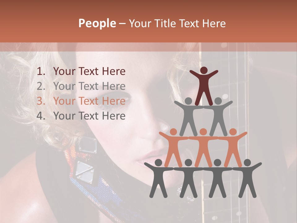 Rocker Girl PowerPoint Template