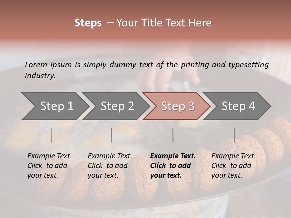 Frying Falafel PowerPoint Template