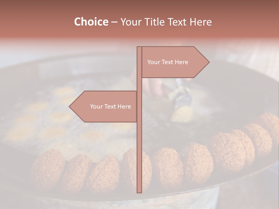 Frying Falafel PowerPoint Template
