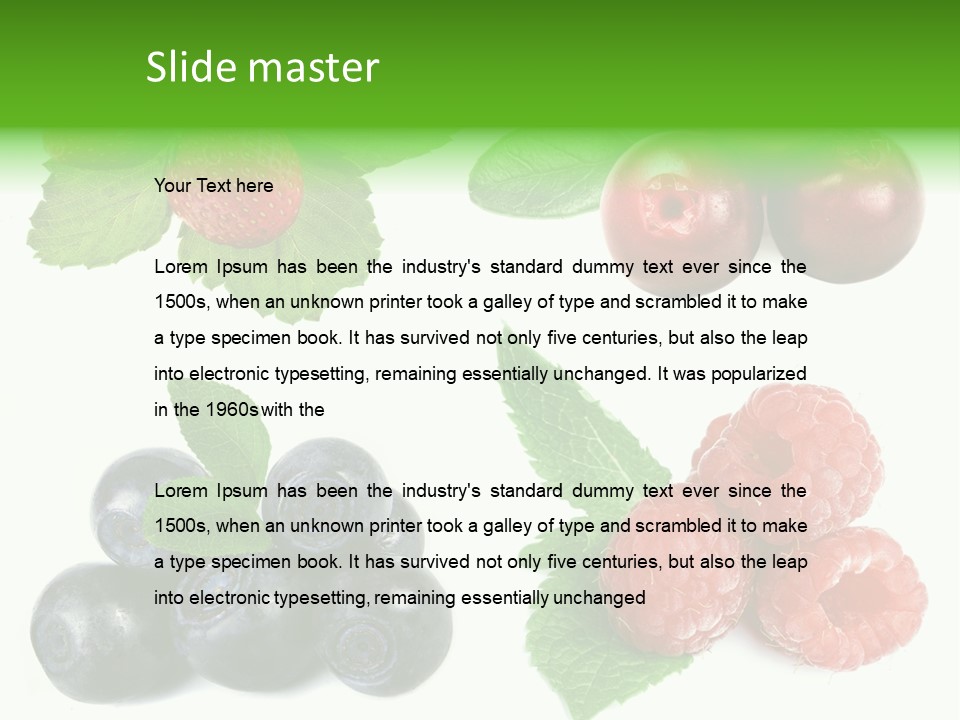 Food & Wine Magazine Logo PowerPoint Template