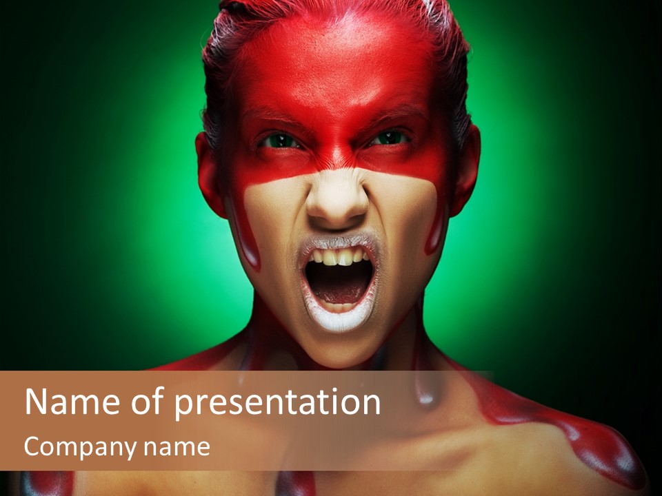 Face Art PowerPoint Template