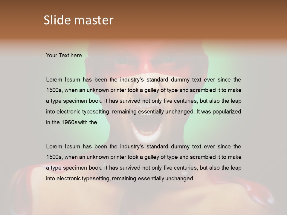 Face Art PowerPoint Template