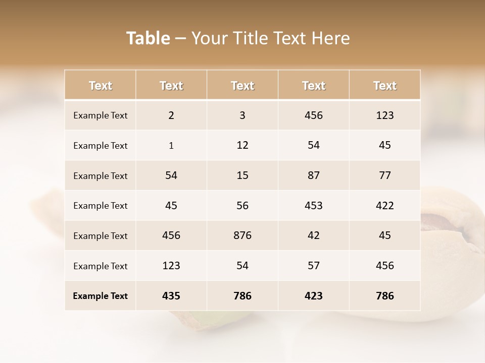 Pistachio Hd PowerPoint Template