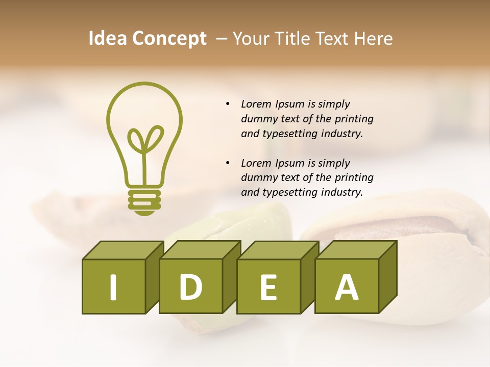 Pistachio Hd PowerPoint Template