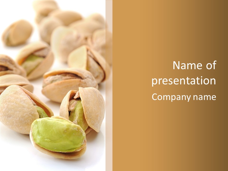 Vector Pistachio PowerPoint Template