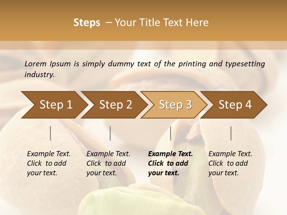 Vector Pistachio PowerPoint Template