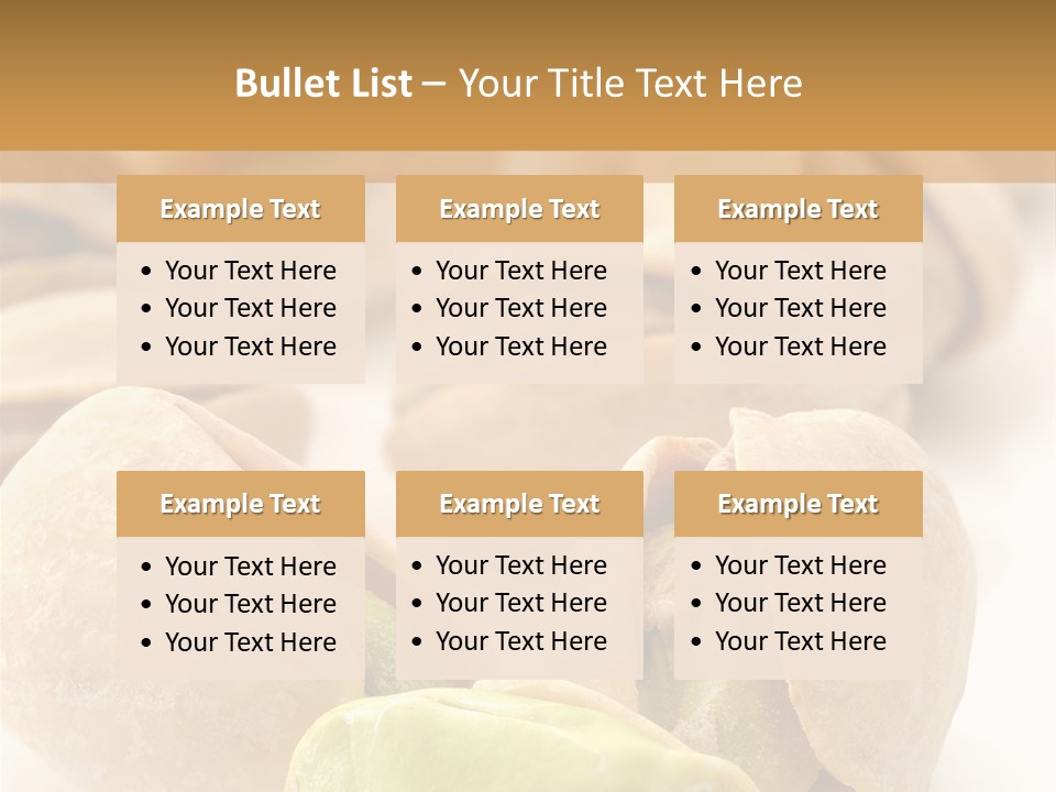 Vector Pistachio PowerPoint Template