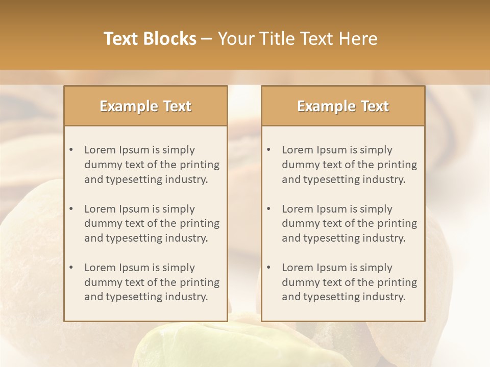 Vector Pistachio PowerPoint Template