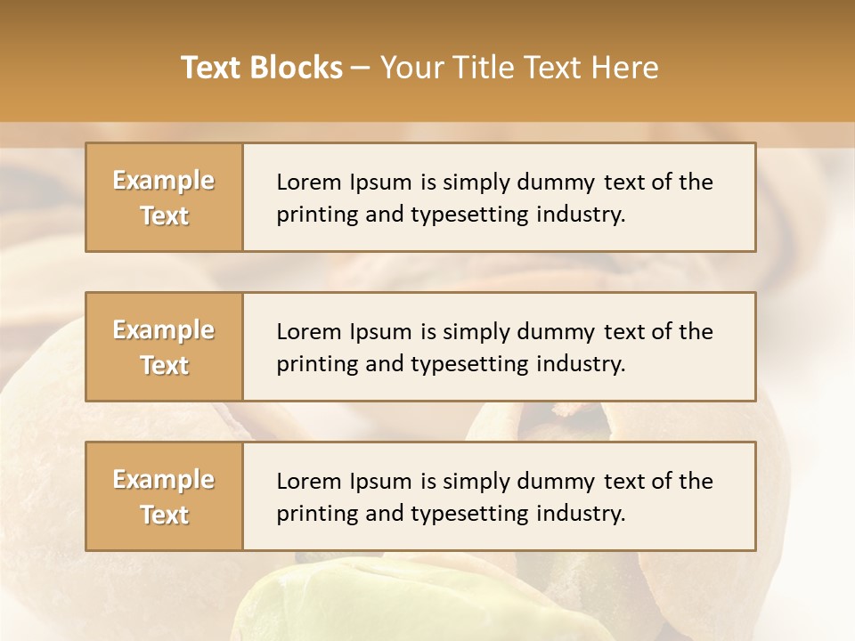 Vector Pistachio PowerPoint Template