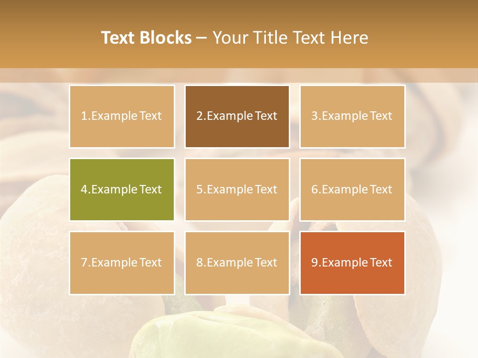 Vector Pistachio PowerPoint Template