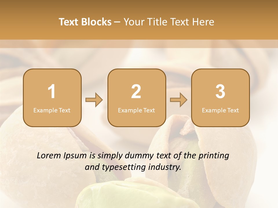 Vector Pistachio PowerPoint Template