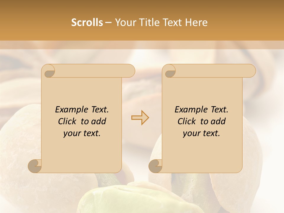 Vector Pistachio PowerPoint Template