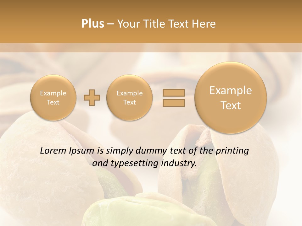 Vector Pistachio PowerPoint Template
