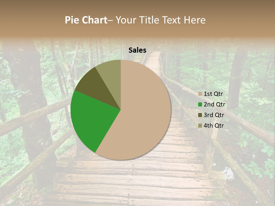 Forest Boardwalk PowerPoint Template
