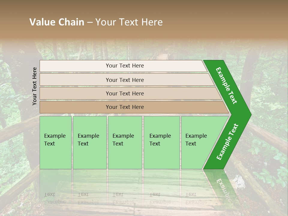 Forest Boardwalk PowerPoint Template