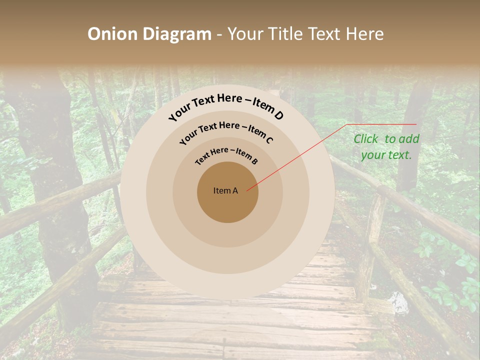 Forest Boardwalk PowerPoint Template