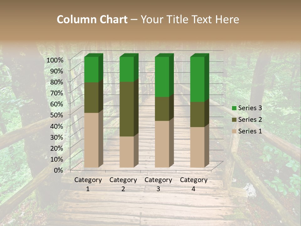 Forest Boardwalk PowerPoint Template