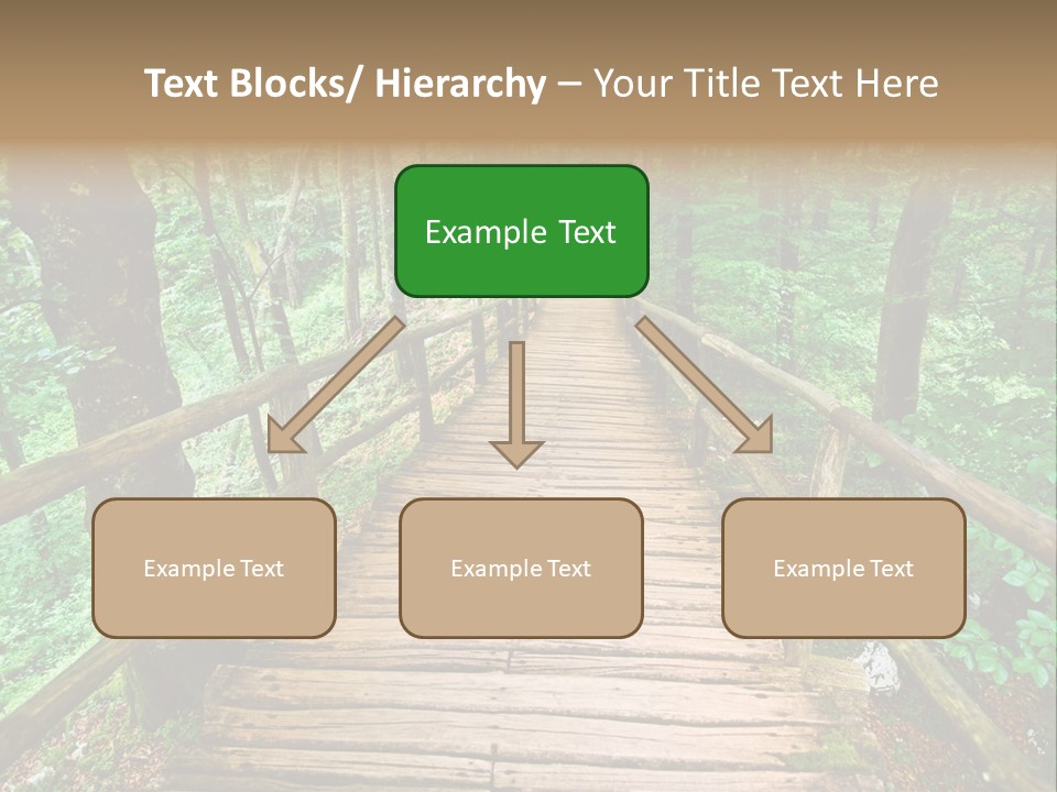 Forest Boardwalk PowerPoint Template