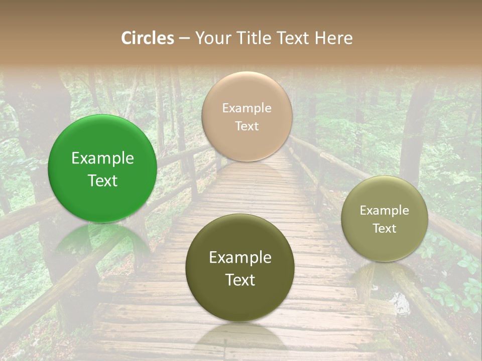 Forest Boardwalk PowerPoint Template