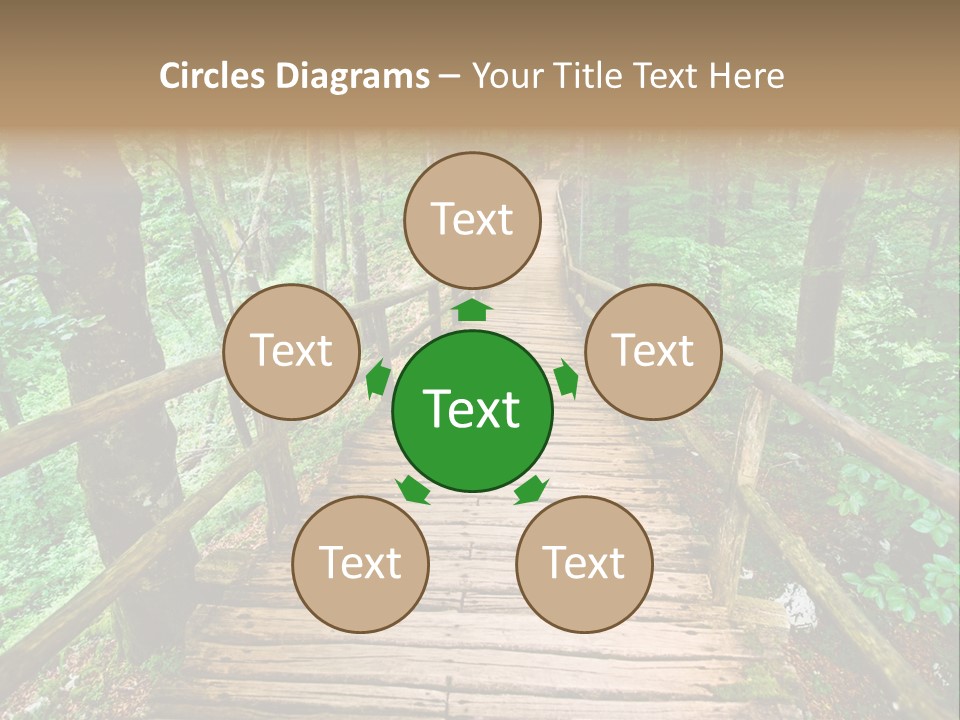 Forest Boardwalk PowerPoint Template