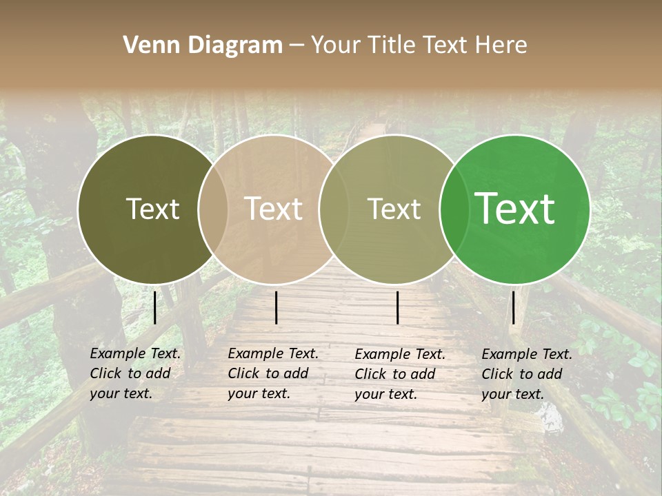 Forest Boardwalk PowerPoint Template