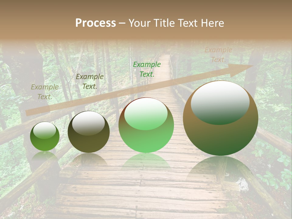 Forest Boardwalk PowerPoint Template