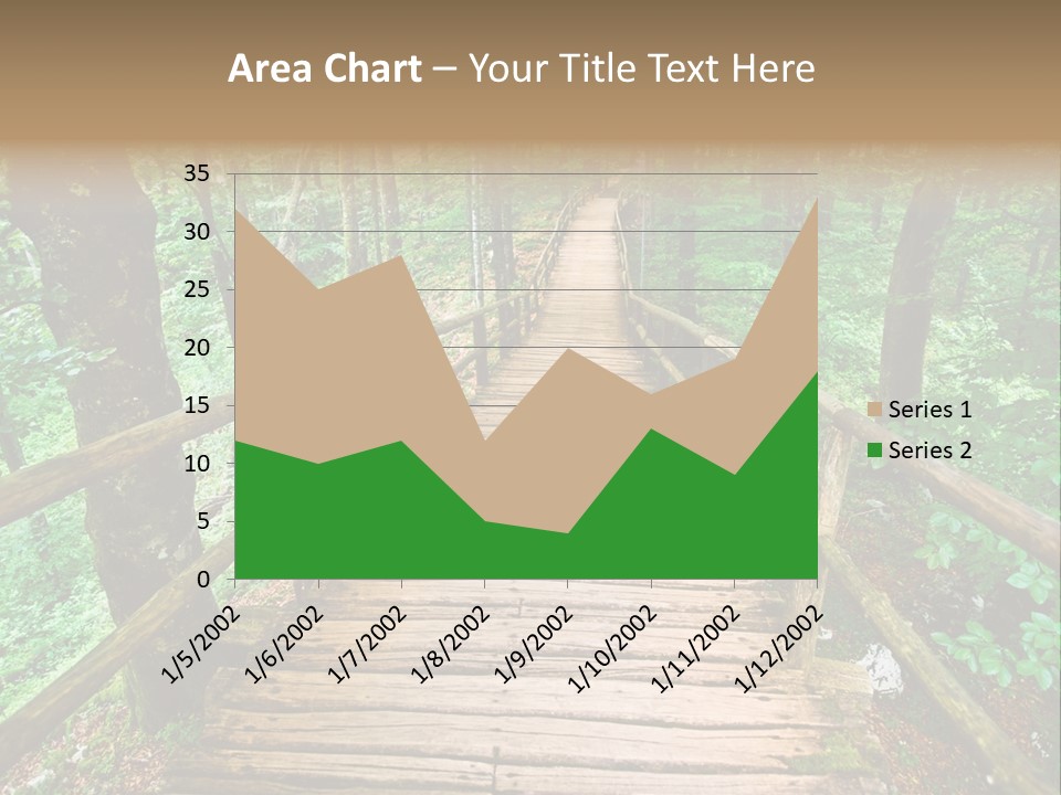 Forest Boardwalk PowerPoint Template