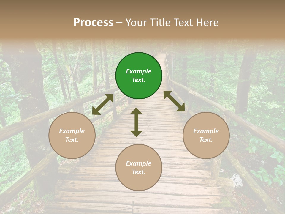 Forest Boardwalk PowerPoint Template