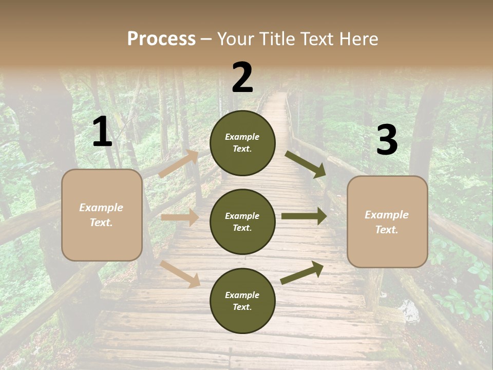 Forest Boardwalk PowerPoint Template