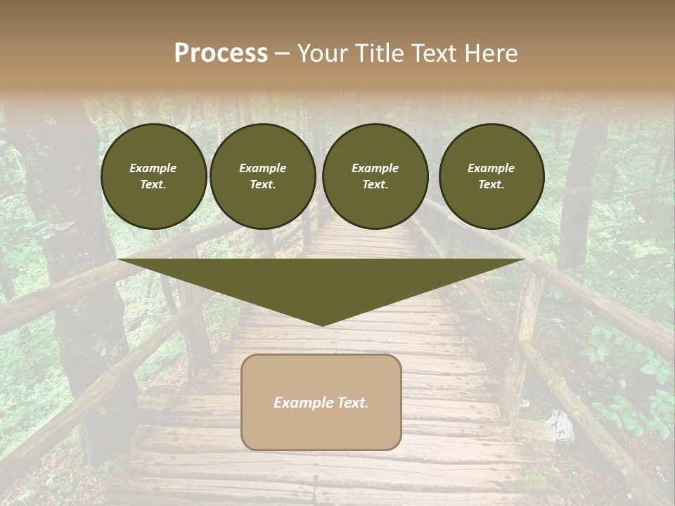 Forest Boardwalk PowerPoint Template