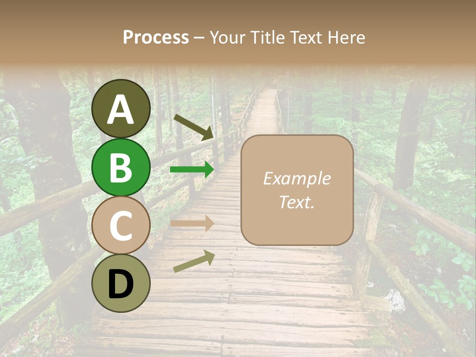 Forest Boardwalk PowerPoint Template