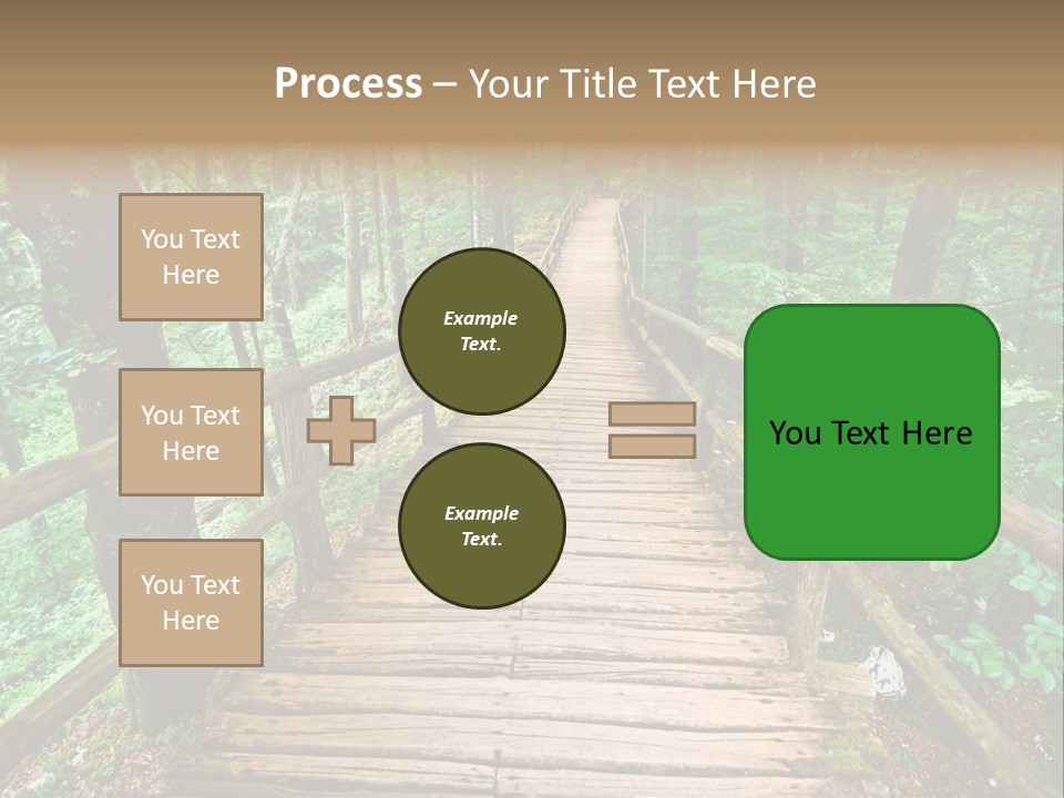 Forest Boardwalk PowerPoint Template