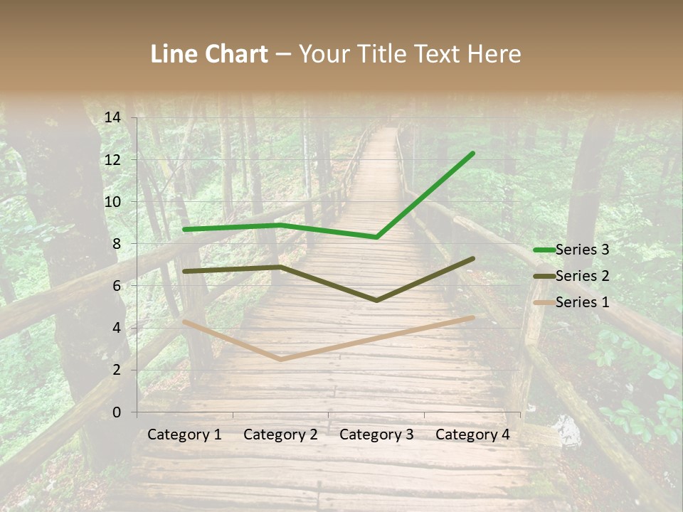 Forest Boardwalk PowerPoint Template