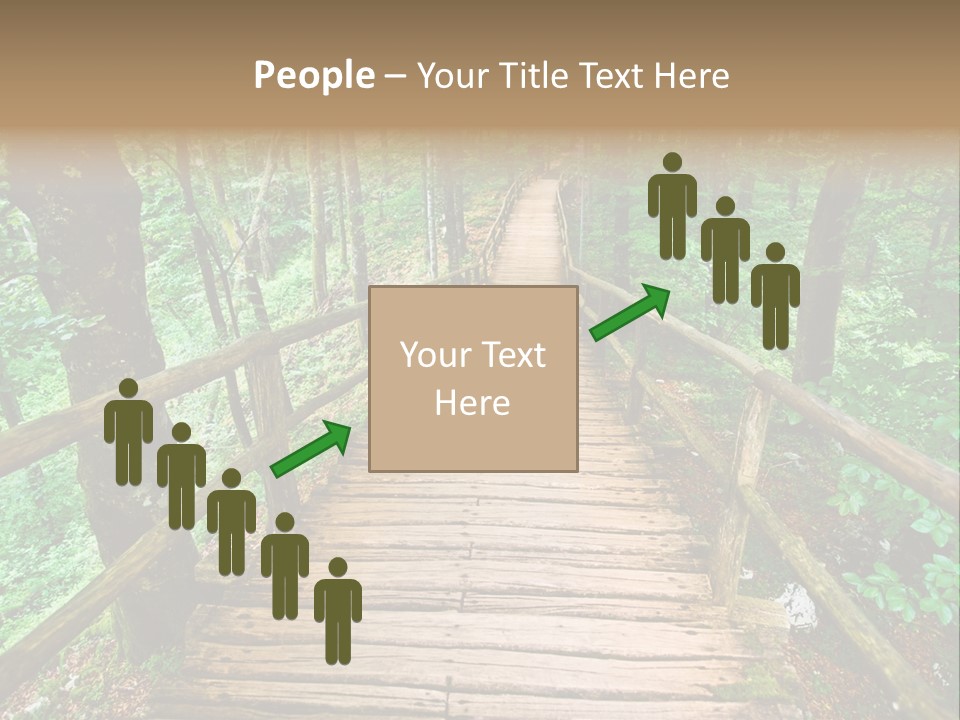 Forest Boardwalk PowerPoint Template
