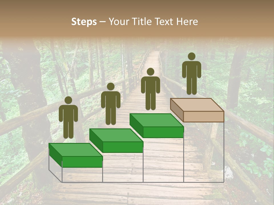 Forest Boardwalk PowerPoint Template