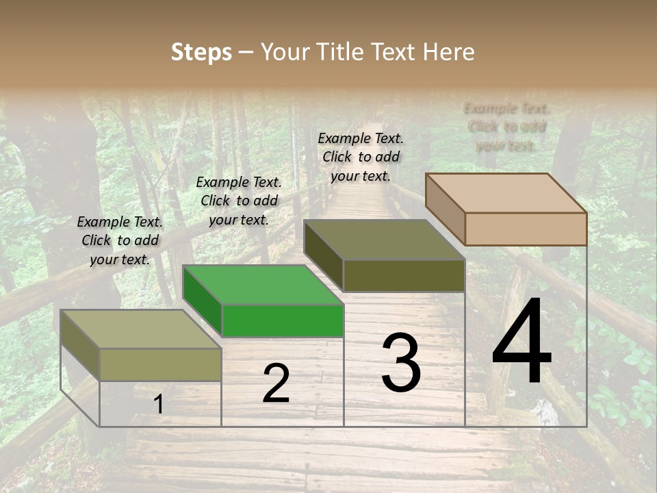 Forest Boardwalk PowerPoint Template