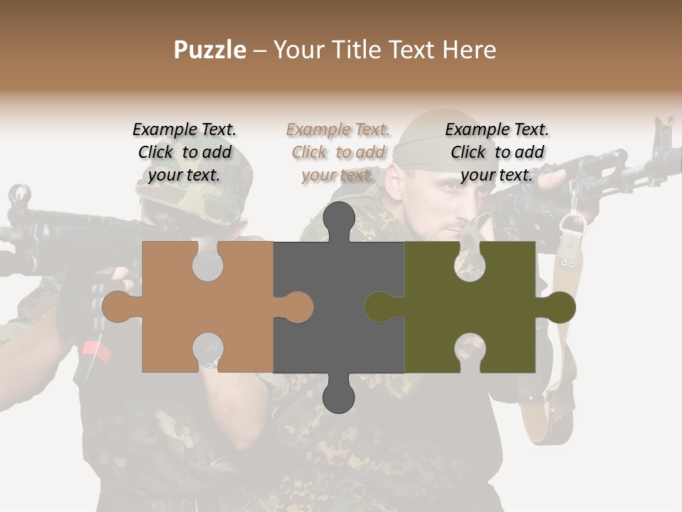 Soldiers PowerPoint Template