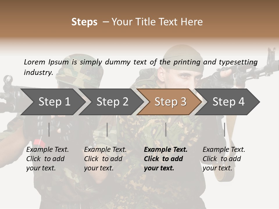Soldiers PowerPoint Template