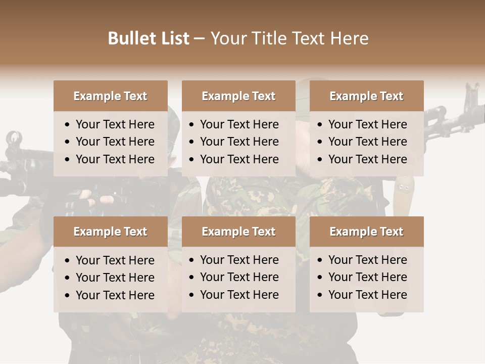 Soldiers PowerPoint Template