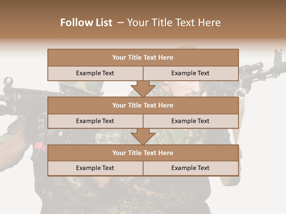 Soldiers PowerPoint Template