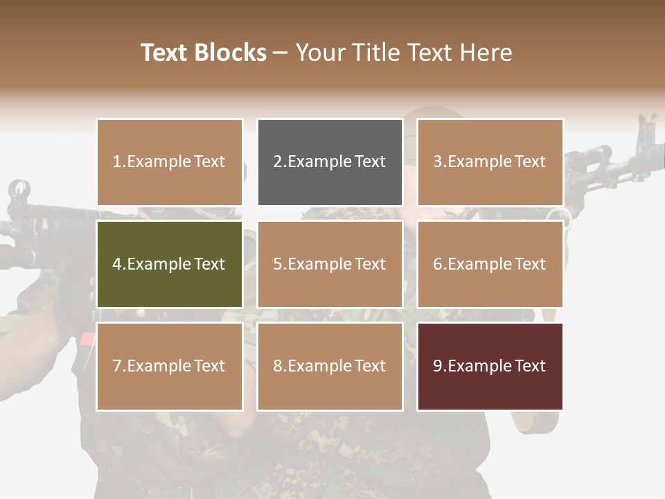 Soldiers PowerPoint Template