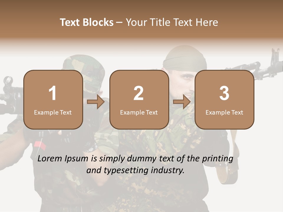 Soldiers PowerPoint Template